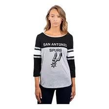 Ultra Juego Nba San Antonio Spurs Camiseta Femenina Raglan B