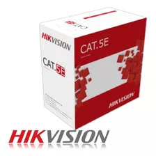 Cable Utp Cat5e Hikvision Bobina 305m Outdoor 24awg 100% Cob