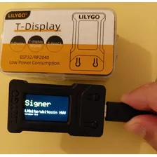 Ttgo T-display Esp32 Para Hardware Wallet (solo Btc) Lnbits