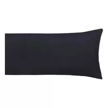 Fronha Body Pillow Toque Acetinado 40cmx130cm Altenburg 1pç Preto