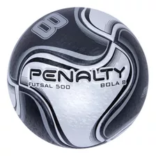 Bola Futsal Penalty 8 X Branco/preto 5212861110-u Cor Branco