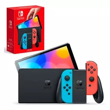 Nintendo Switch Oled 64gb Neon - Pronta Entrega Com Nota Fiscal E Garantia