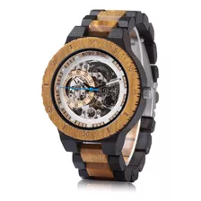 Bobo Bird Mens Relojes Mecánicos De Madera Reloj De Lujo De 