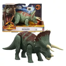 Jurassic World Dominion Dino Triceratops Com Som - Mattel