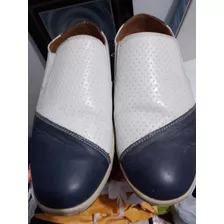 Mocasín Blanco Talla 42