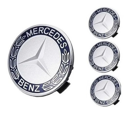 Foto de X4 Tapa Rin Mercedes Benz C180 C230 W219 Cls350 Emblema Cubo
