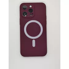 Funda Silicona Magnetica Para iPhone 11 13 14+vidrio Full 9d