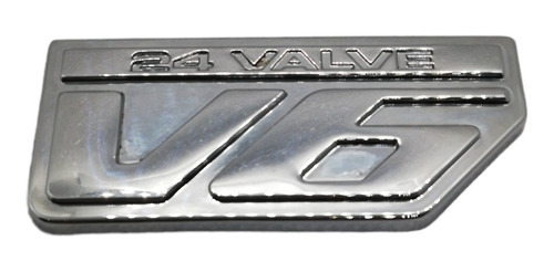 Emblema Isuzu 24 Valve V6 Original Nuevo Cromo 8970734080 Foto 2