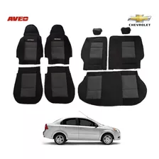 Fundas De Asientos Chevrolet Aveo 2017-2018 Linea Anterior