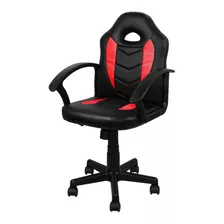 Silla Gamer Ergonomica Para Niño Giratoria Reclinable Roja