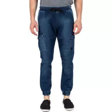Calça Nicoboco Masculina Jeans Jogger 31418 Azul Marinho