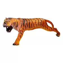 Tigre De Brinquedo Borracha Macia Animais Selva Safari Soft