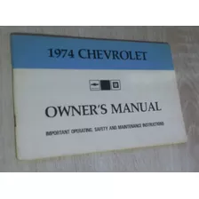 Chevrolet Impala Caprice 1974 - Manual Do Proprietário