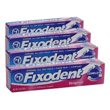 Kit Com 04 Fixador De Dentadura Fixodent 68g