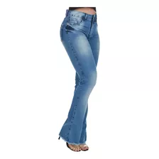 Calça Jeans Feminina Flare Petit Elastano Qualidade Premium