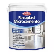 Recuplast Microcemento Pisos Blanco25kg Sinteplast F R