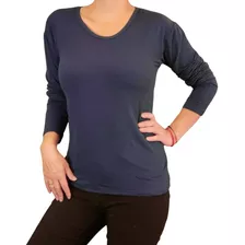 Camiseta Invierno Mujer Forro Polar Elasticada Colores 523