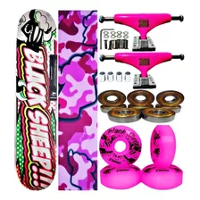 Skate Feminino Black Sheep Original Rodas 51 Mm Promoção 