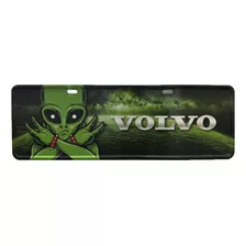 Placa Decorativa 13x40 Refletiva Et Ovni Extraterrestre Ufo