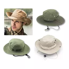 Sombrero Australiano Con Tira Ajustable. Pesca. Safari