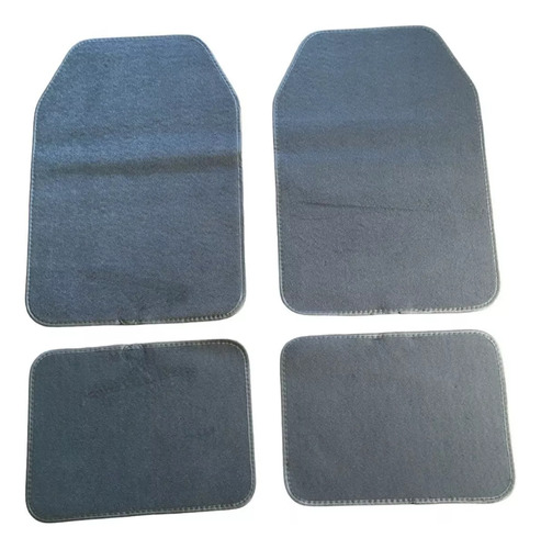 Kit 4 Tapetes De Alfombra Grises Mitsubishi L300 1998 Foto 7