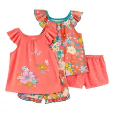 Conjunto Carter's Niña Packx4 Piezas - Floral