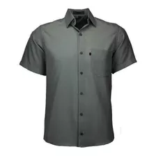 Camisa Social Masculina Plus Size Tamanho Grande Manga Curta