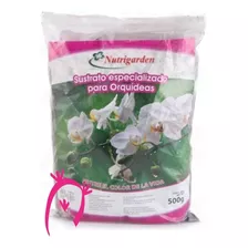 Sustrato Para Orquídeas, 500 Grs, Corteza De Pino Y Turba