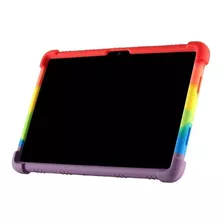 Funda Compatible Tablet Philco Tp10a332 Arcoiris C/ Soporte 