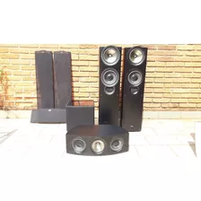 Caixa Kef Iq70 (par) + Lq60c + Subwoofer Kube 1 (12x S/jr)