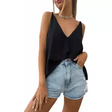 Blusa Lisa Manga Corta