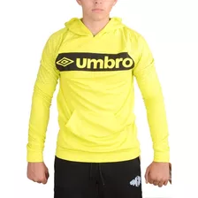 Sudadera Umbro Con Capucha Amarilla Um22810 Umbro 100% Origi