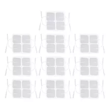 Branco 10 Conjuntos De 40 Unidades 2. Placas De Eletrodo Par