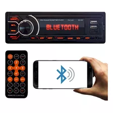 Rádio Automotivo Mp3 Bluetooth 2x Usb Carrgea Cel Sd Fm Aux