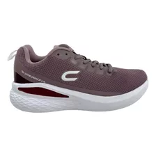 Tenis Dama Court A1775t Gym Deporte Lavanda Ligeros Running