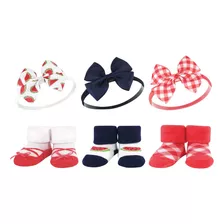 Diademas Y Calcetines Para Bebé Hudson Baby Kit19 6 Piezas