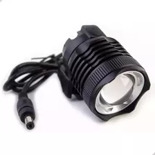 So O Farol 1farol Bike Monster Zoom Lumens Led T6 Cor Preto