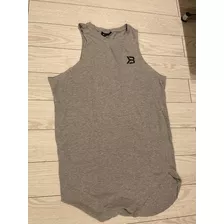 Polera Sin Mangas Entrenamiento Better Bodies Gris M Slim