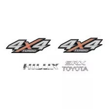 Emblema Tampa Traseira Hilux Srx 4x4 2016 2017 2018 2019 20