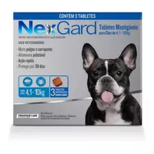 Nexgard Cães 4 A 10 Kg(6 Cp ) + 2 Comp 10 -25 Kg