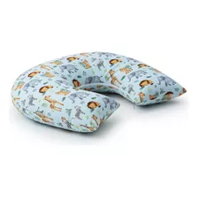 Almofada Para Amamentação Travesseiro Para Gêmeos - Grande Cor Safari N°3