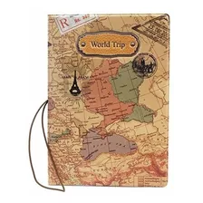 Funda Para Pasaporte Mapa Para Viajeros Cubrepasaporte