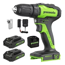 Taladro/controlador Inalámbrico Greenworks De 24 V Sin Escob