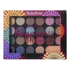 Paleta Ruby Rose Happiness 22 Tonos + Primer 