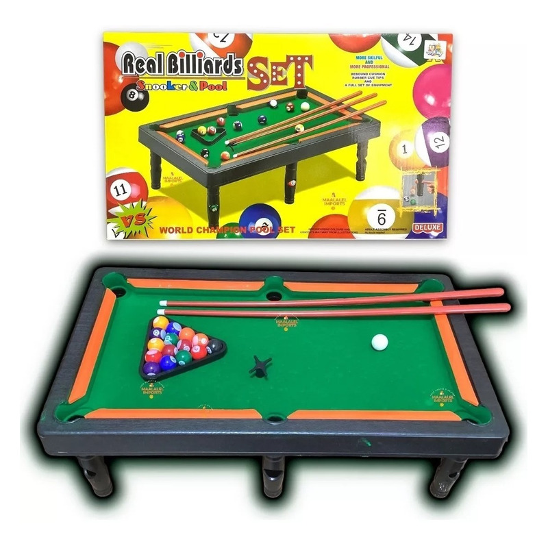 Mesa Sinuca Bilhar Snooker Infantil Brinquedo Jogar Taco (6841A) tem aqui,  na ABMIDIA!