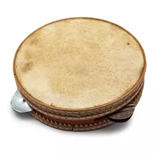 Pandeiro Profissional Pele Couro Instrumento Percussão P