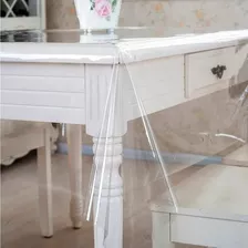 Toalha De Mesa Plástico Transparente 140cm