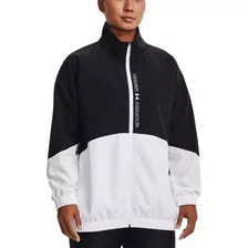 Rompevientos Fitness Under Armour Woven Fz Oversized Blanco