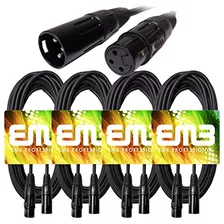 Cable De Altavoz Blindado Profesional De Audio Xlr Mach...