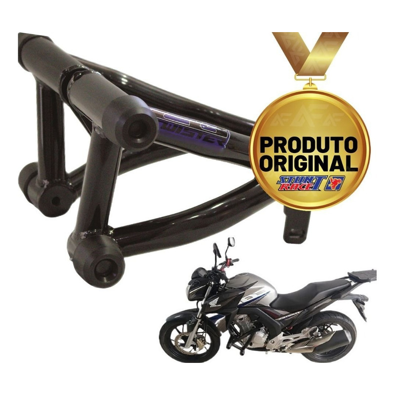 Protetor Twister 250 Stunt Cage Gaiola Slider Stunt Stunt Race Motor e  carenagem CB 250F Cb250F 2015 a 2022